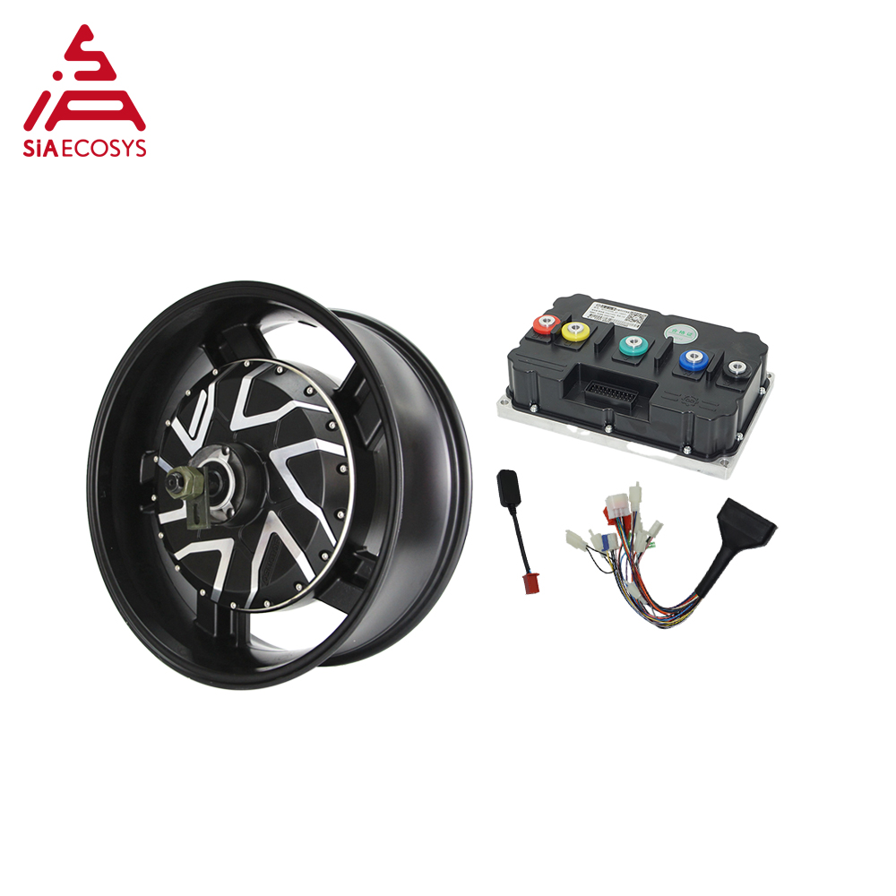 QSMotor 17X6.0 дюймов 70H 1200 – обзор и цена 12000W Electric Motorcycle Hub Motor