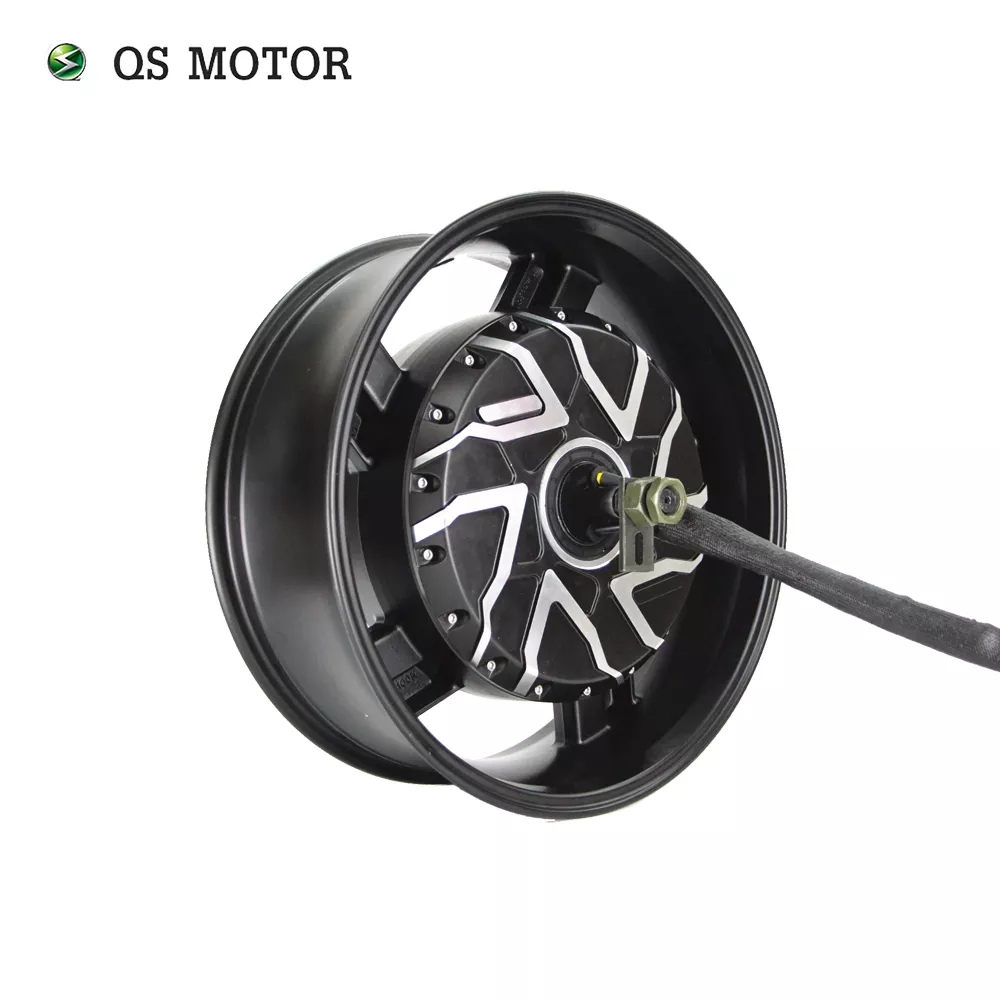 QSMotor 17X6.0 дюймов 70H 1200 – обзор и цена 12000W Electric Motorcycle Hub Motor