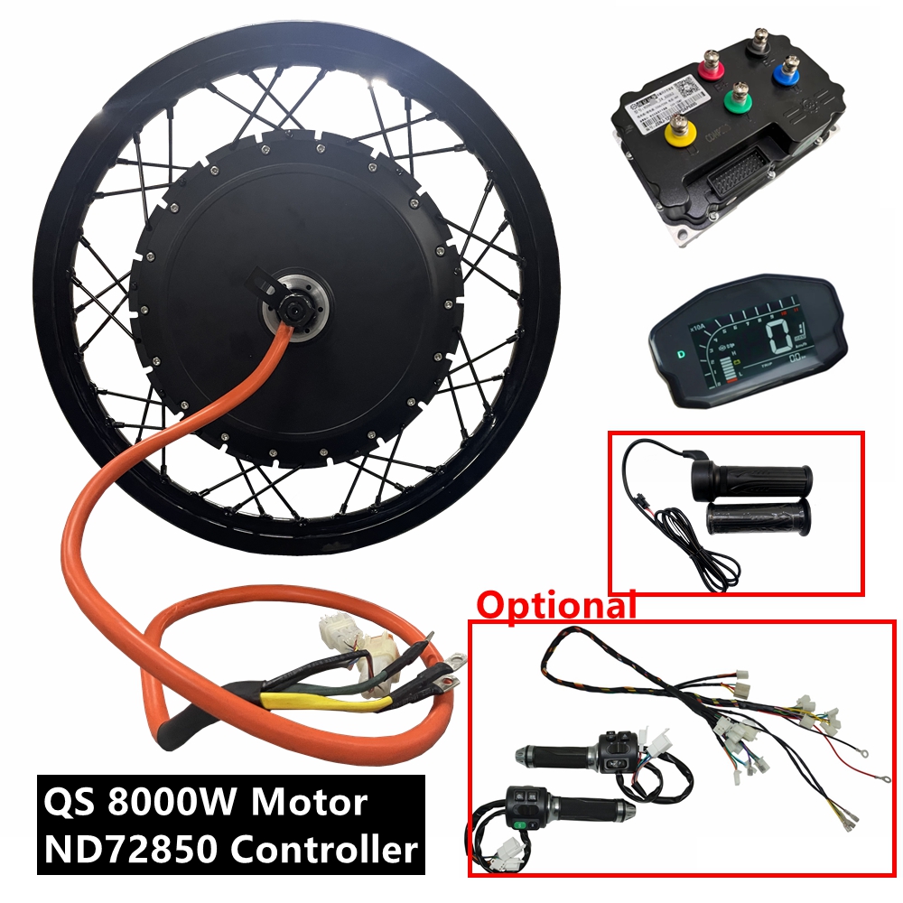 Комплект для электровелосипеда – обзор и цена 72V 8000W Brushless Hub Motor